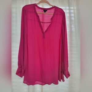 Long sleeve Torrid blouse, size 3